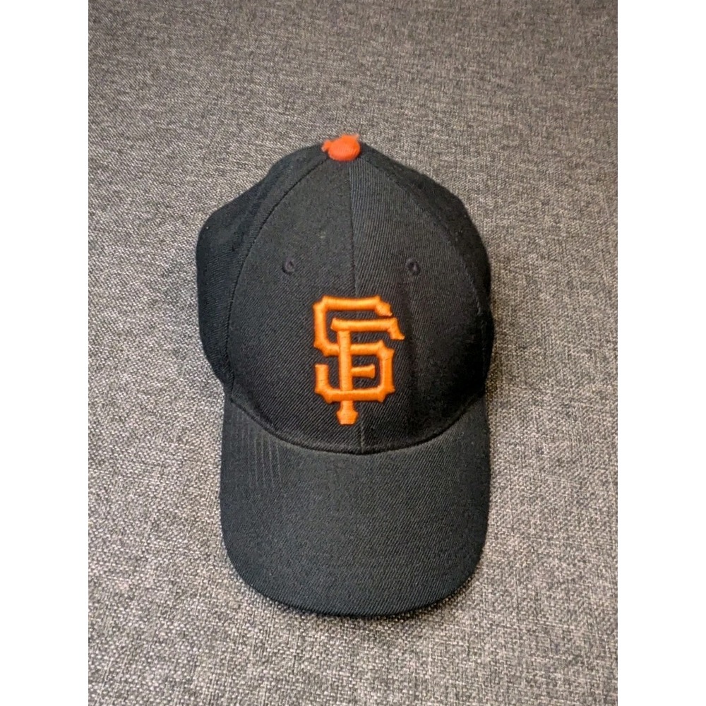 San Francisco Giants Hat Nike Team Adult Strapback Black Wool Blend Classic Cap